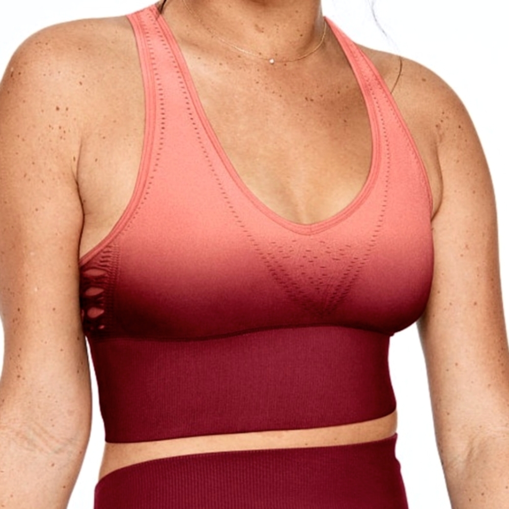 VS Pink Sport Longline Sports Bra Racerback - NWOT